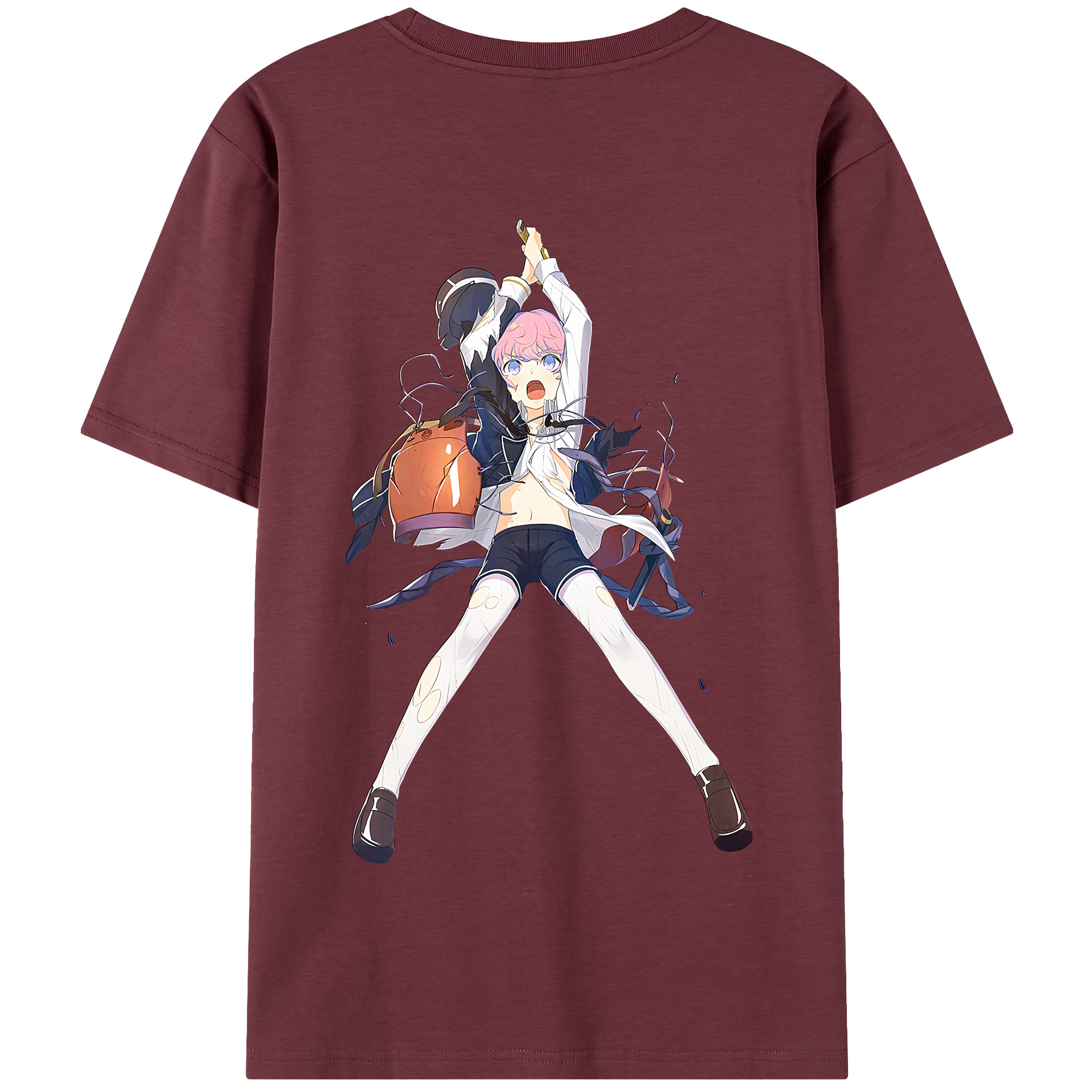 （画像用） 刀剣乱舞 Touken Ranbu 綿100％半袖Tシャツ（背面プリント）